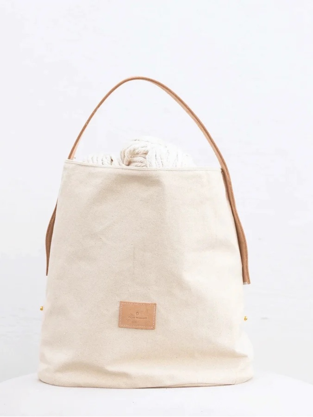 Celina Mancurti Vida Canvas Basket / Bucket Tote
